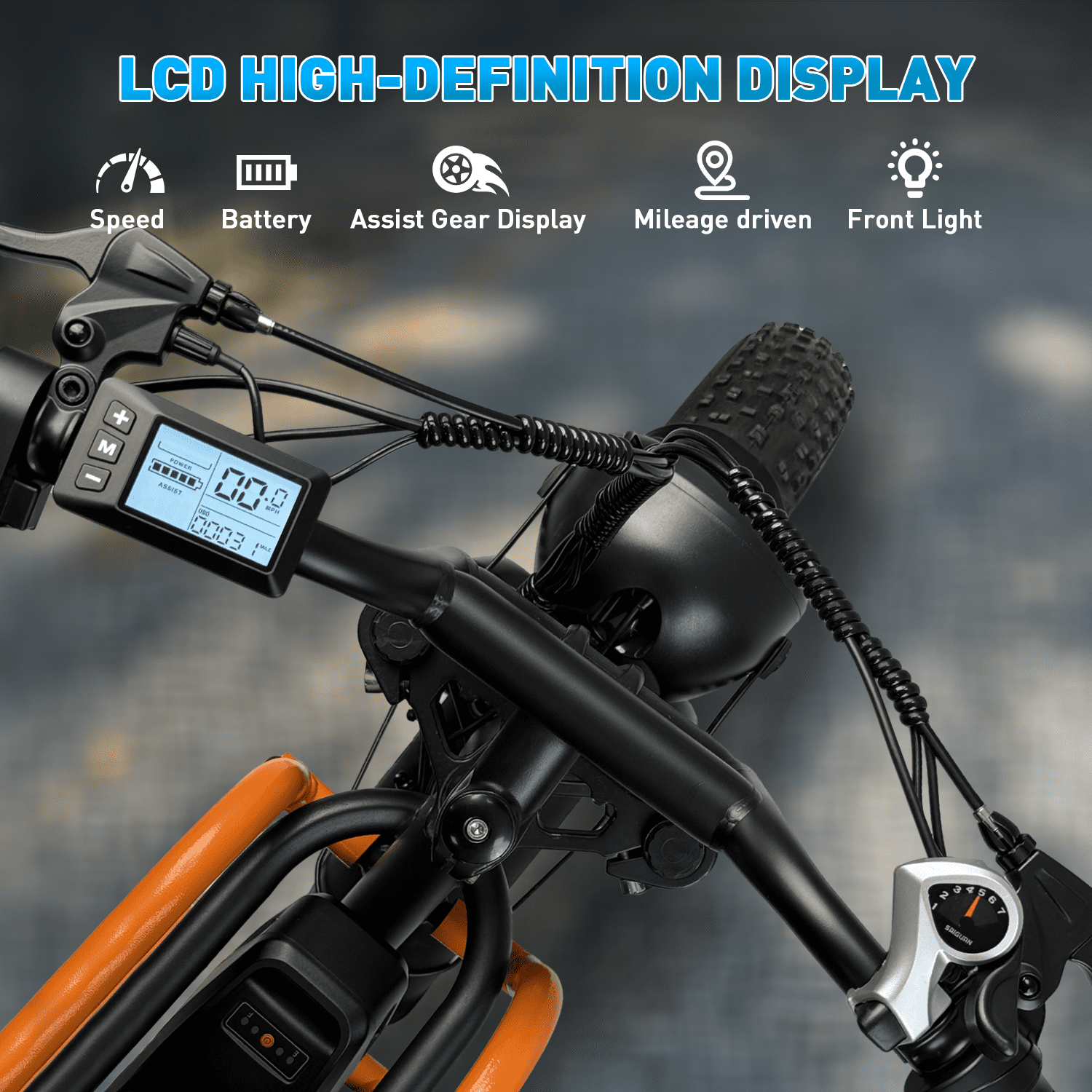 Goku Electric Bike 1500W Peak, 20 Fat Tire E-Mountain Bike, 30MPH Ebike for Adults, 48V 18Ah Battery, 7-Speed & UL 2849