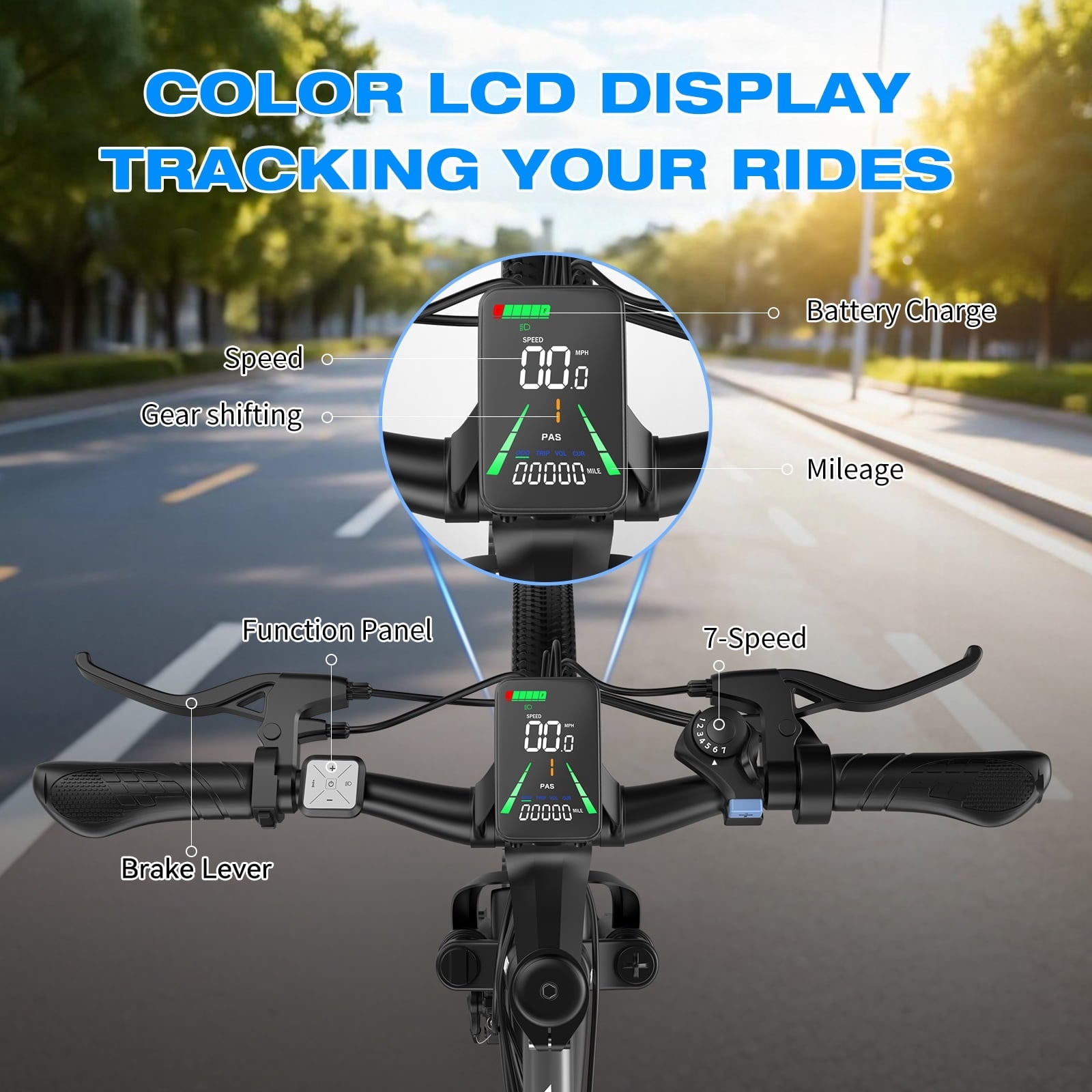 GWEIT Electric Bike, 26 Pneumatic Tires, 1500W Peak Motor Electric Mountain Bike, 25MPH 35Miles Range, 48 10.4AH Removable Battery E Bikes for Adults, UL 2849 Certification