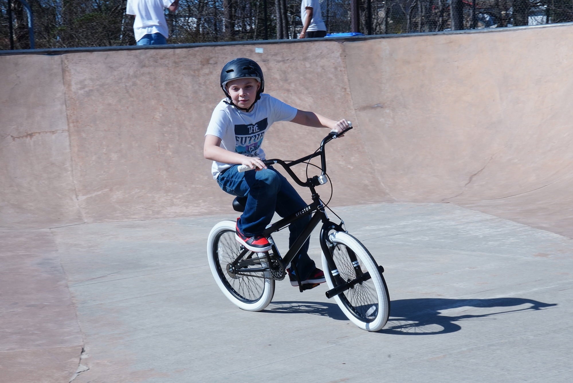 20 Kent Bicycles Spector BMX Bicycle, Fits Rider 4'2 - 5', Black/White, Child/Tween/Teen, Unisex