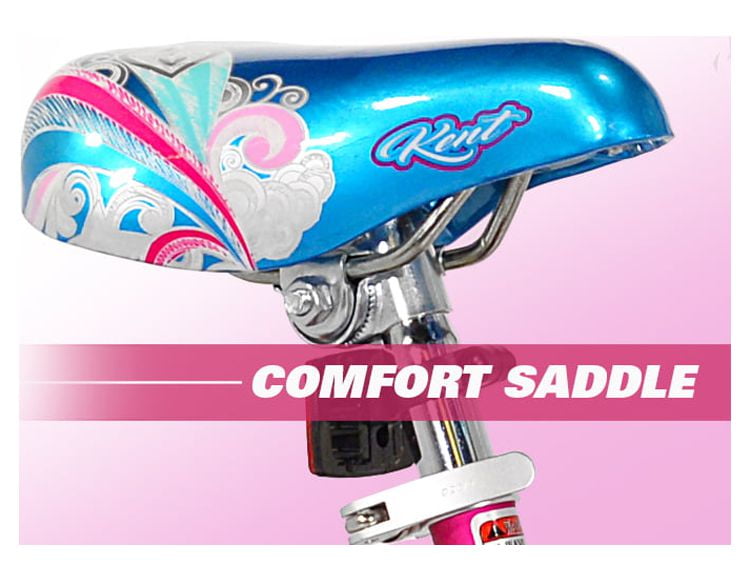 18 Kent Mischief Bike, Fits Rider 3'2-4'2, Pink/Blue, Child, Unisex