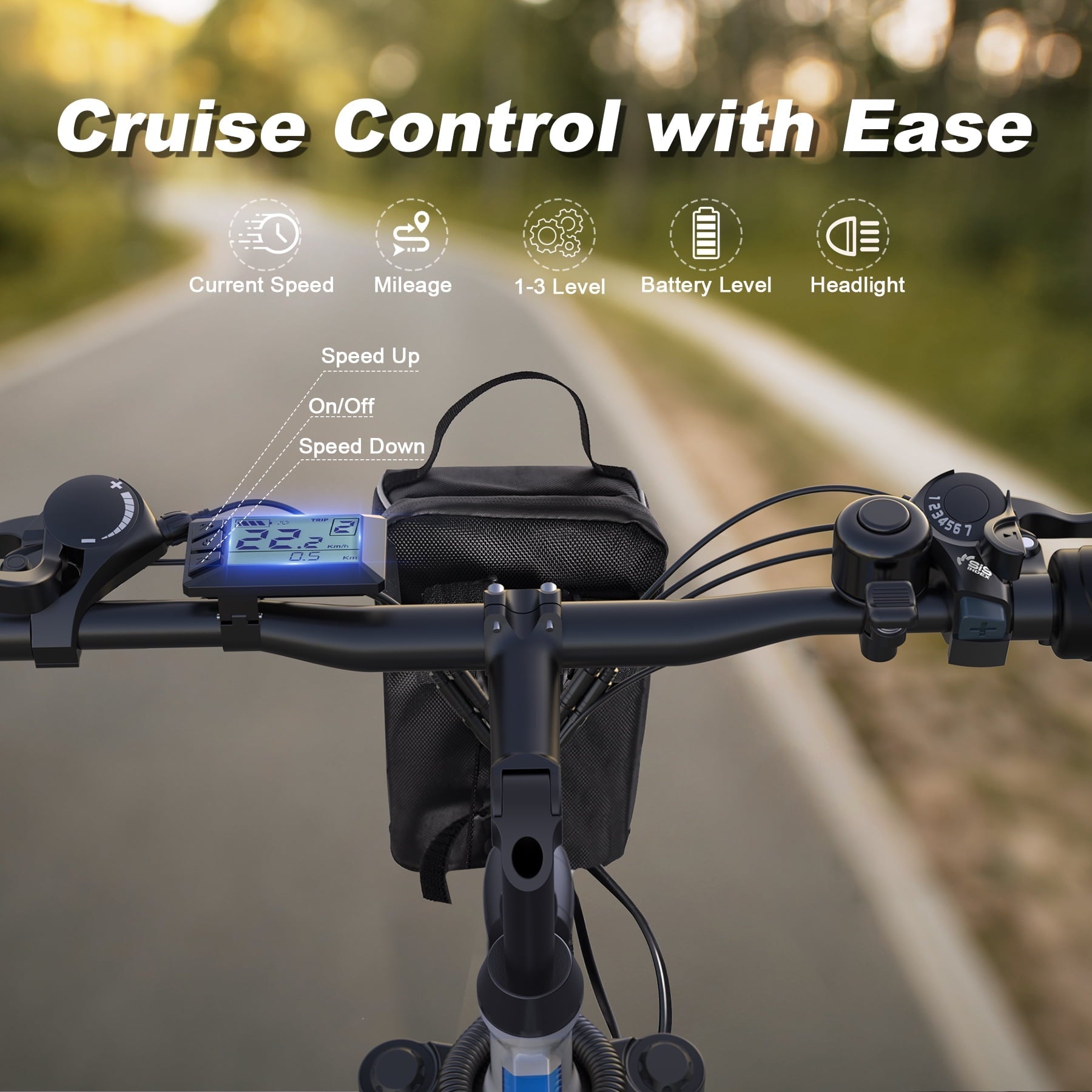 VARUN Electric Bike, 26 Foldable Ebike, Peak 750W Motor, 48V 374.4Wh Battery, up to 20+mph 50 Miles, 7 Speeds with Bike Pump, Phone Holder & Bike Lock & Rear Light, E Bike for Adult, UL2849(Black)