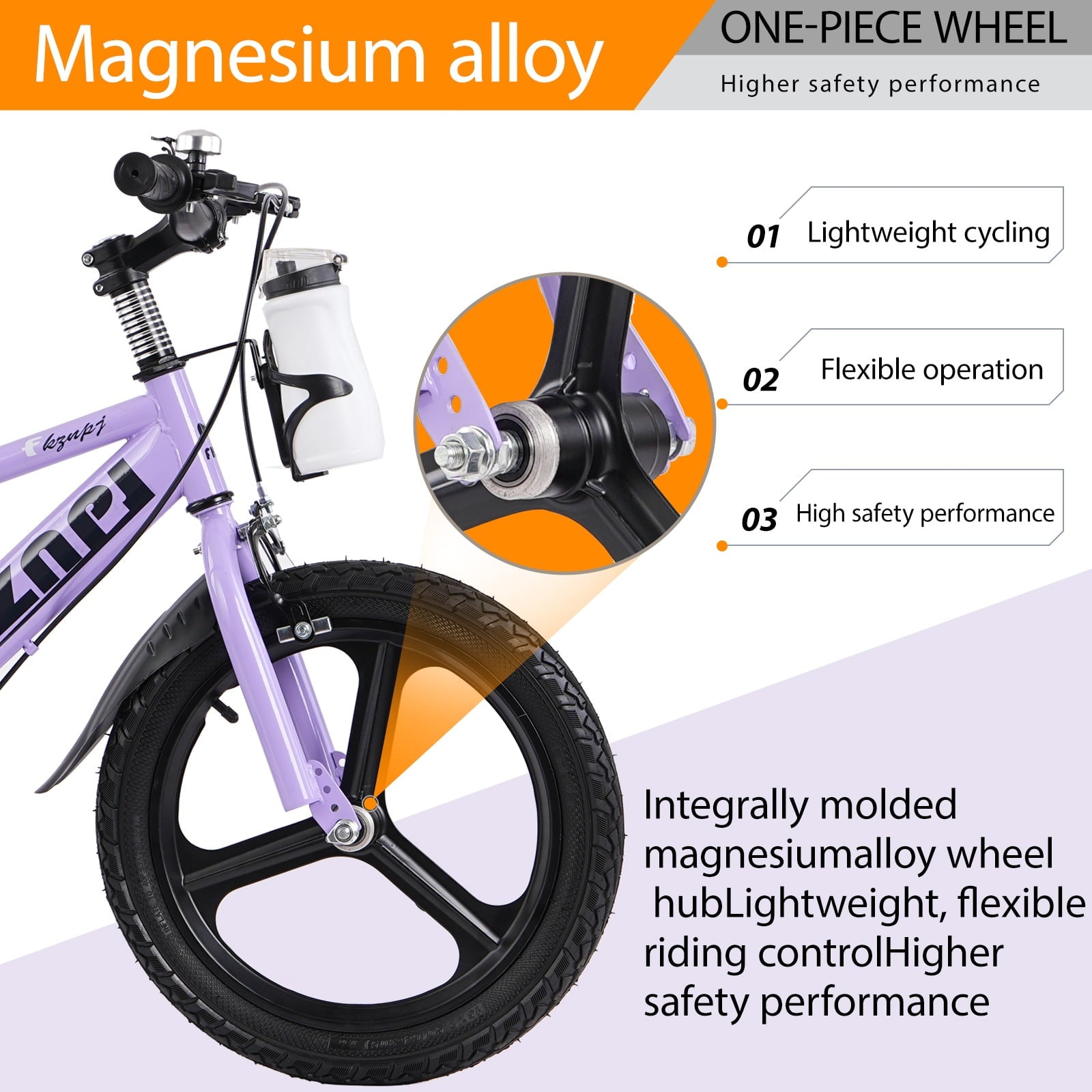 18 inch Kids Bike for Boys and Girls, SHINPT Kids Bicycle with Training Wheels, Bicycle for Kids Ages 5-9 , 18 Boys Bike with Adjustable Saddle&Handlebar, Girls Bike for Kids for Outdoor, Park