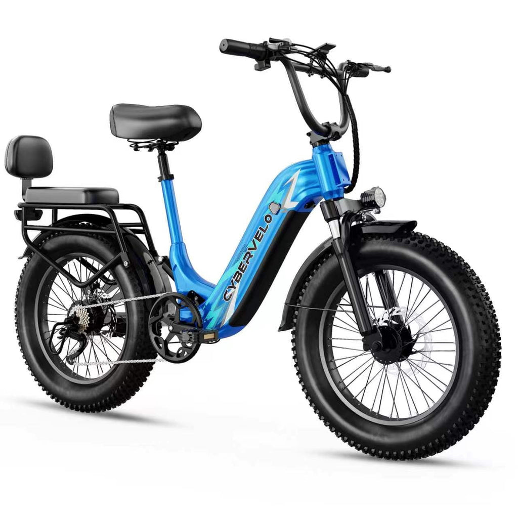 1000W Folding Electric Bike,48V 20AH Removable Battery EBike,30+MPH,80 Miles Max Range Electric Bike for Adults, 20 Fat Tire Foldable ebike, Adult Electric Bikes for Commute All Terrain