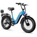 1000W Folding Electric Bike,48V 20AH Removable Battery EBike,30+MPH,80 Miles Max Range Electric Bike for Adults, 20 Fat Tire Foldable ebike, Adult Electric Bikes for Commute All Terrain