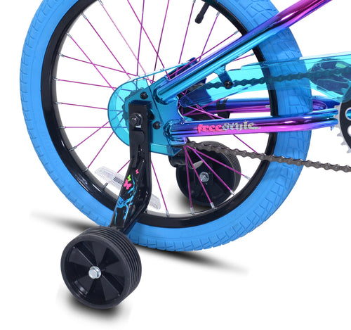 18 Kent Illusion Child Bicycle, 18 Wheels, Child Ages 6-12 Years, Blue/Purple