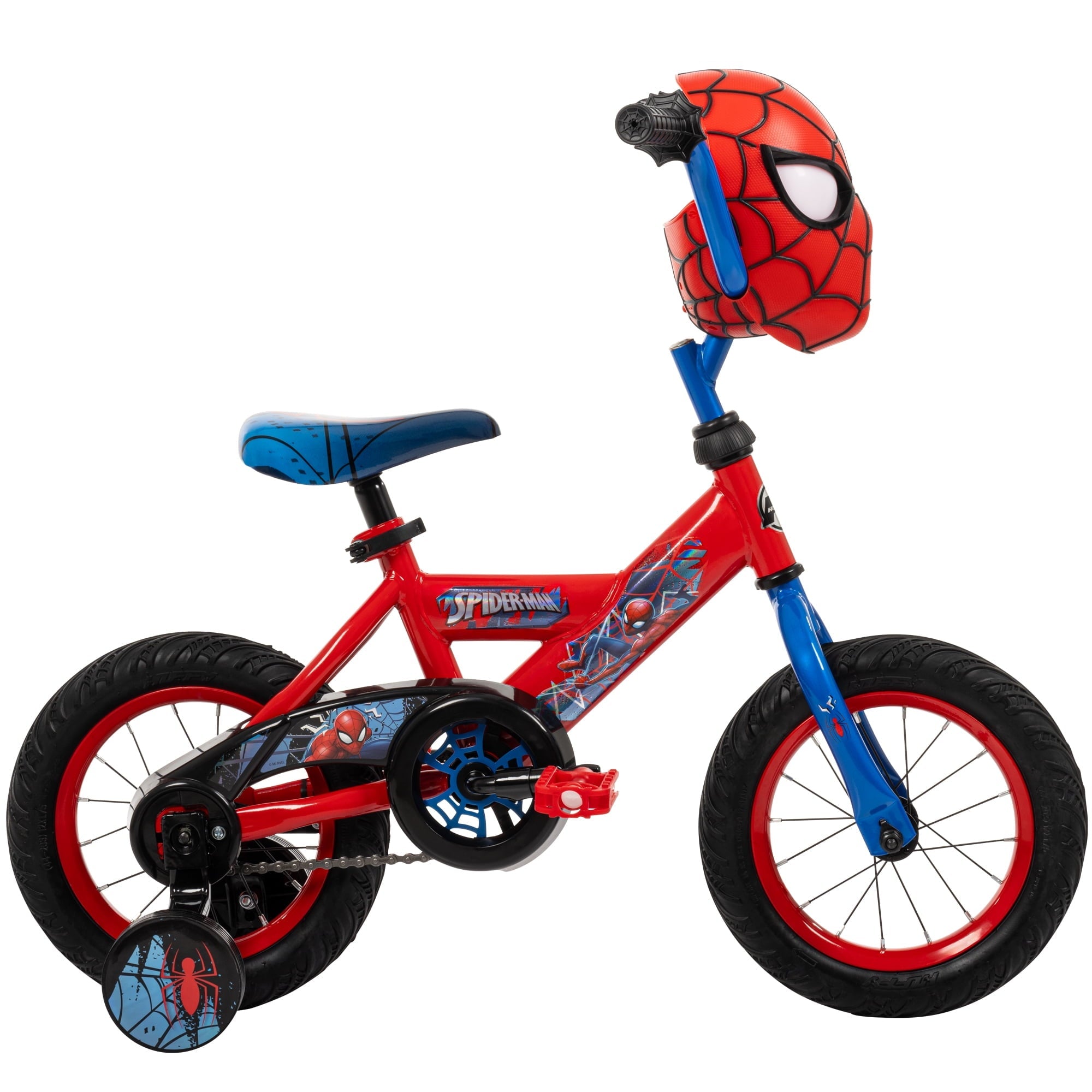 Huffy 12 Marvel Spider-Man Kids' Bike, Fits Riders 37 - 42, Red, Youth, Boy's