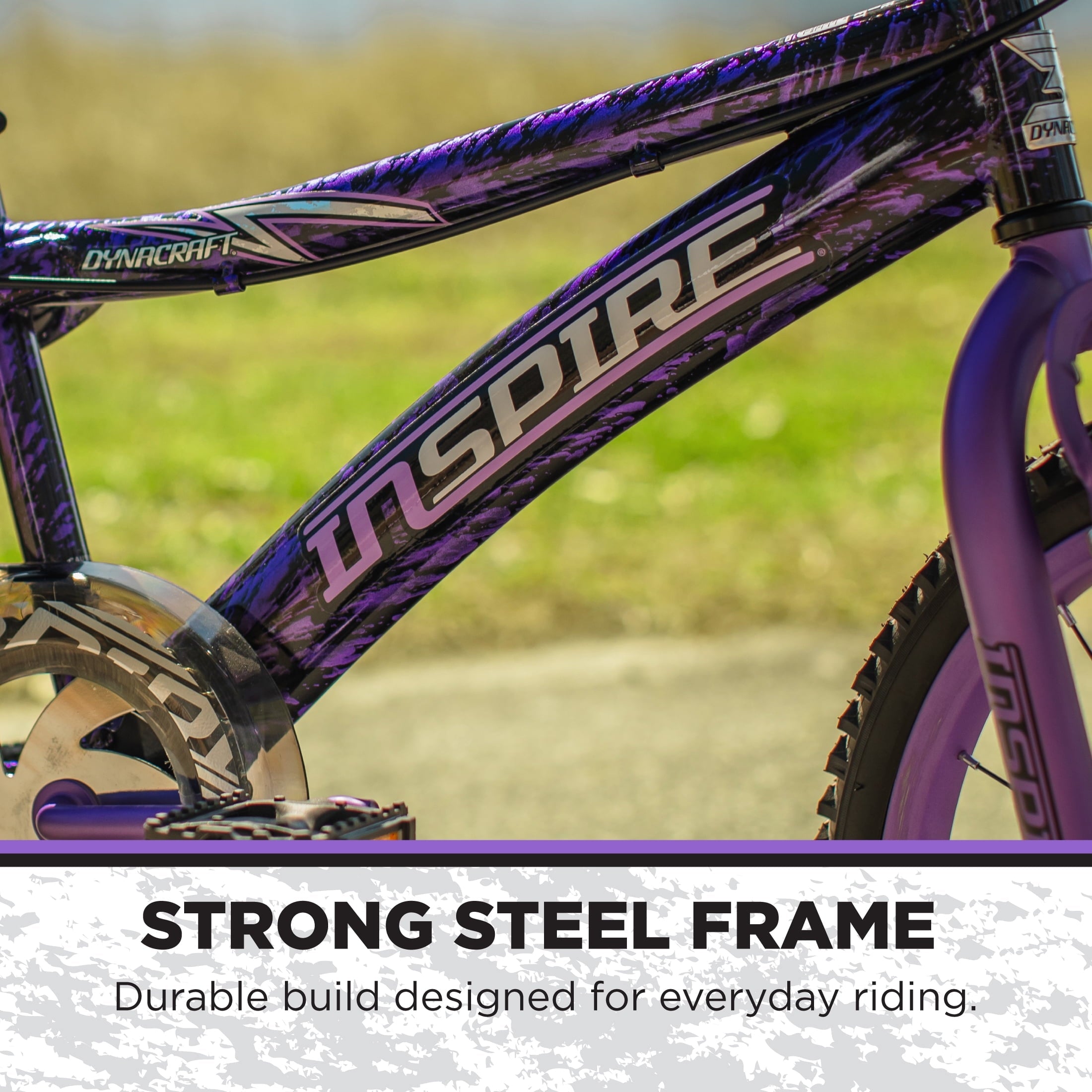 Dynacraft Inspire Girls 20 BMX Bike for Kids Ages 7-14