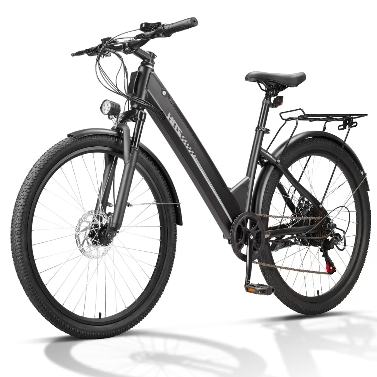 ZNH 26Low Step Commuter Electric Bike for Adults|750W Powerful Motor Adult Electric Bicycles Max 20mph|48V 13Ah Removable Battery Women City Ebike|UL2849|Black