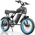 Peak 1500W Electric Bike for Adults,48V 20Ah,Max 80miles & 28mph Electric Bicycle, 20 Fat Tire Full Suspension Mountain Bike UL2849