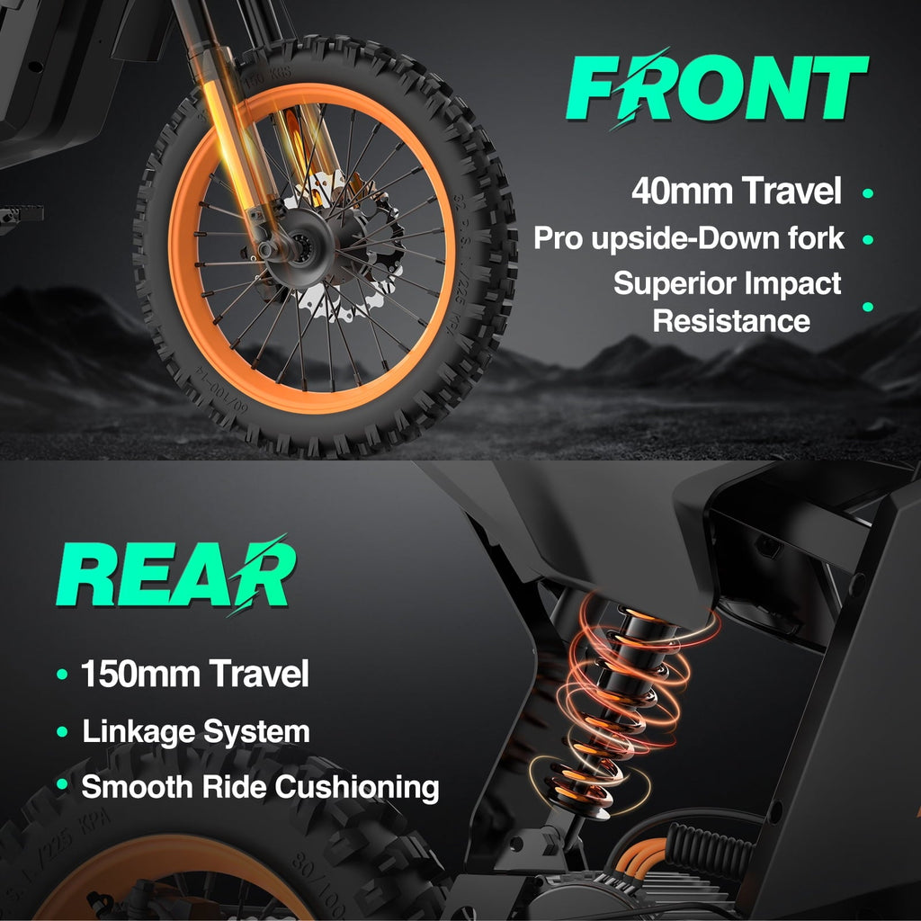 Electric Bike for Adults,1500W 35MPH,48V 20AH 30-80 Miles,20'' Fat Tire Mountain Bike with Rear Rack UL2849