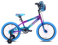 18 Kent Illusion Child Bicycle, 18 Wheels, Child Ages 6-12 Years, Blue/Purple