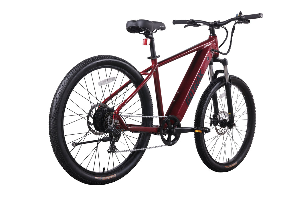 GOTRAX Approach 27.5 Step Over Electric Mountain Adult Bike with 350W Motor 20 MPH Up to 264lb, Black