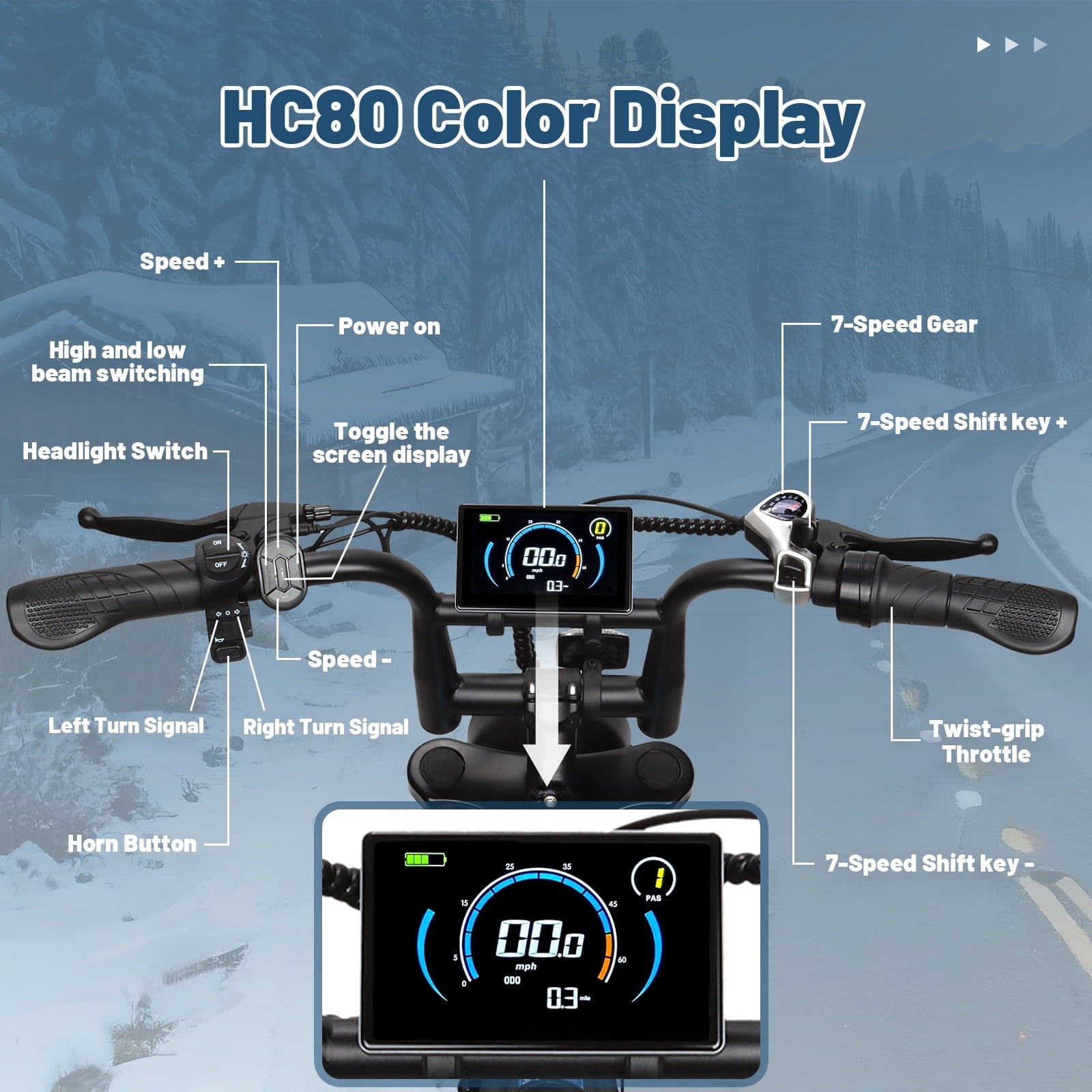 Luimp Electric Bike for Adults, 16 Fat Tire Ebike with 36V 10.4Ah Battery, 500W Electric Bicycle Up to 20MPH, MINI E-Bike for Riding & Commuting, Moped Style Ebike, Front Suspension, E-bike UL2849