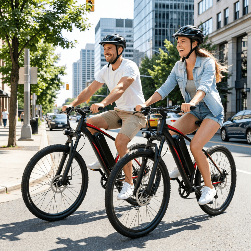 26'' Electric Mountain Bike for Adults, 500W Peak Motor, 36V 12Ah Removable Waterproof Battery, 20 MPH, 30 Miles Range, 7-Speed Suitable for Mountain, Commuting, Shopping, or Trip, UL 2849