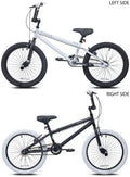20 Kent Bicycles Spector BMX Bicycle, Fits Rider 4'2 - 5', Black/White, Child/Tween/Teen, Unisex
