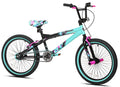20 Kent Tempest BMX Bicycle, Fits Riders 4'2 - 5', Black/Aqua, Child, Unisex