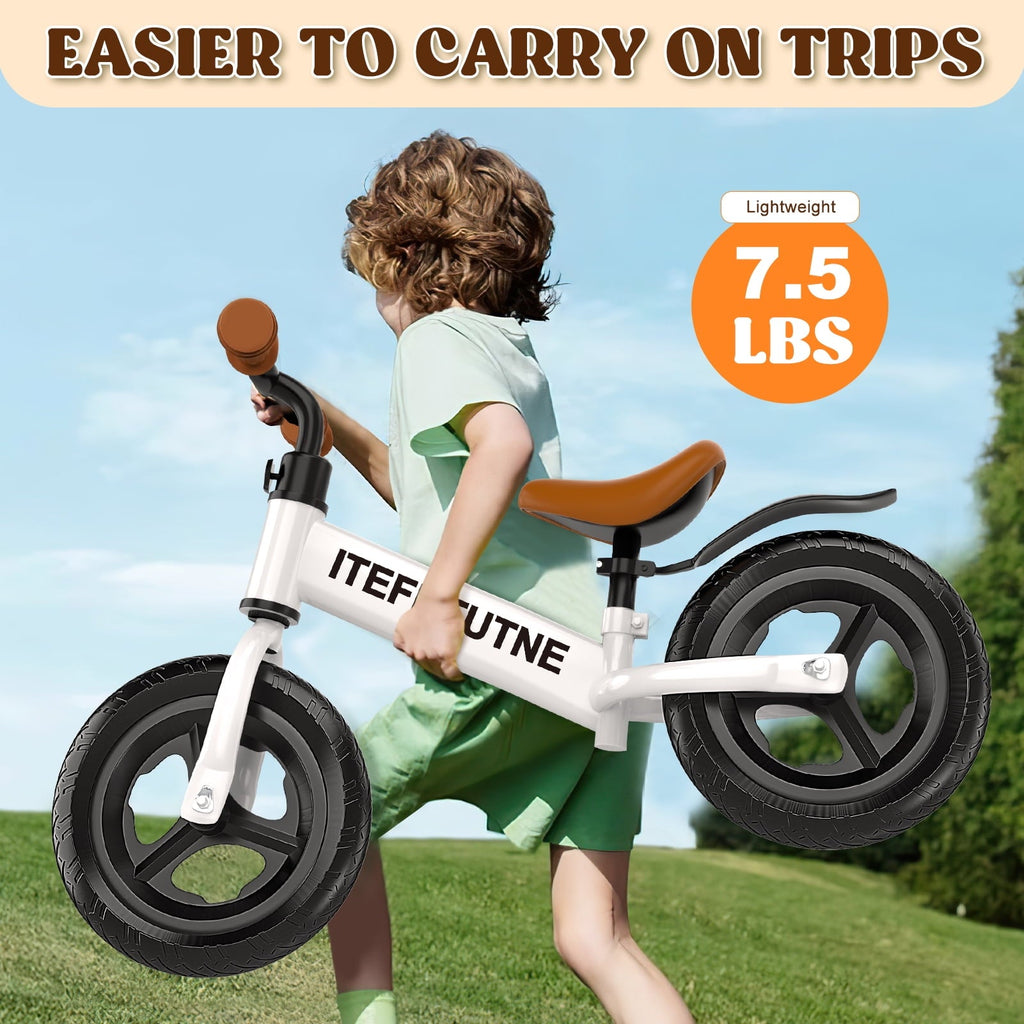 12 inch Kids Bike with Training Wheels, Children Bike with Adjustable Handlebar, Kids Bicycle for Boys Girls Toddlers Age 3-5, 2-in-1 Red Toddler Bike