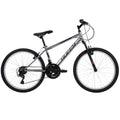 Huffy 24” Rock Creek Mountain Bike, Fits Riders 58” - 70”, Gray, Youth, Boy's