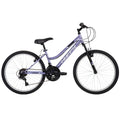 Huffy 24 Rock Creek Mountain Bike, Fits Riders 58” - 70”, Purple, Adult, Women's
