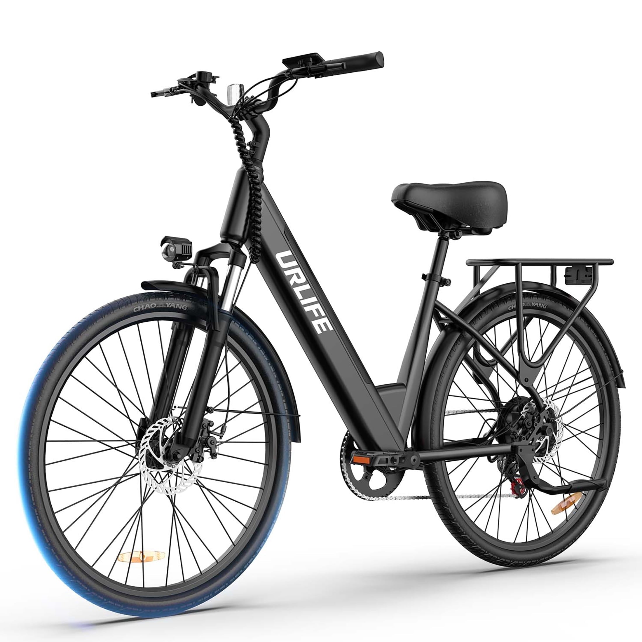 26 Electric Bike for Adults,750W Peak Motor,48V 10.4Ah Removable Battery, 60 Miles Range, 7-Speed City Commuter Ebike,UL2849