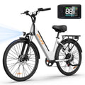 26 Electric Bike for Adults,750W Peak Motor,48V 10.4Ah Removable Battery, 60 Miles Range, 7-Speed City Commuter Ebike,UL2849