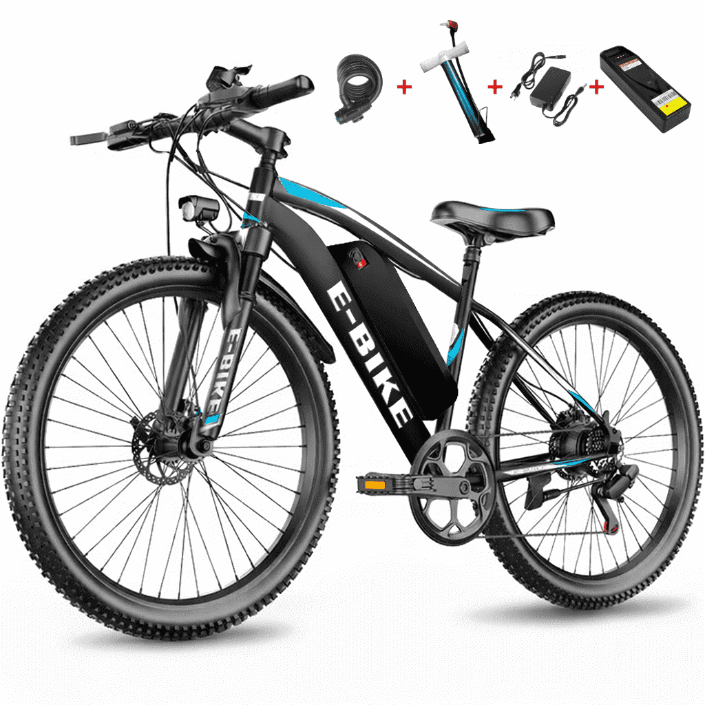 26 Electric Bike for Adults, ebike 750W Peak Power Motor, 25MPH 35Miles Electric Mountain Bike with 432Wh 12Ah Removable Battery, 7-Speed,UL 2849