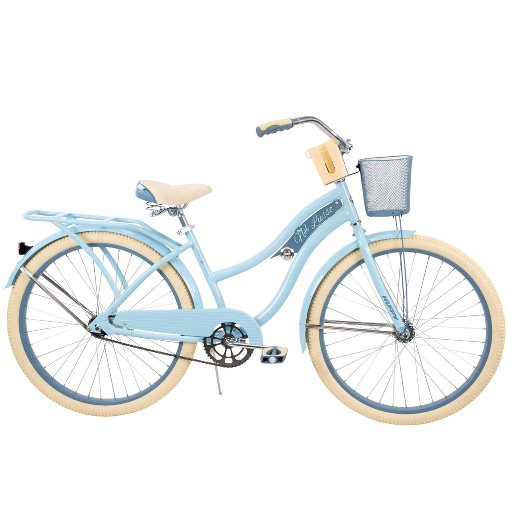 Huffy 26 Nel Lusso Cruiser Bike, Fits Riders 60+, Light Blue, Adult, Women's