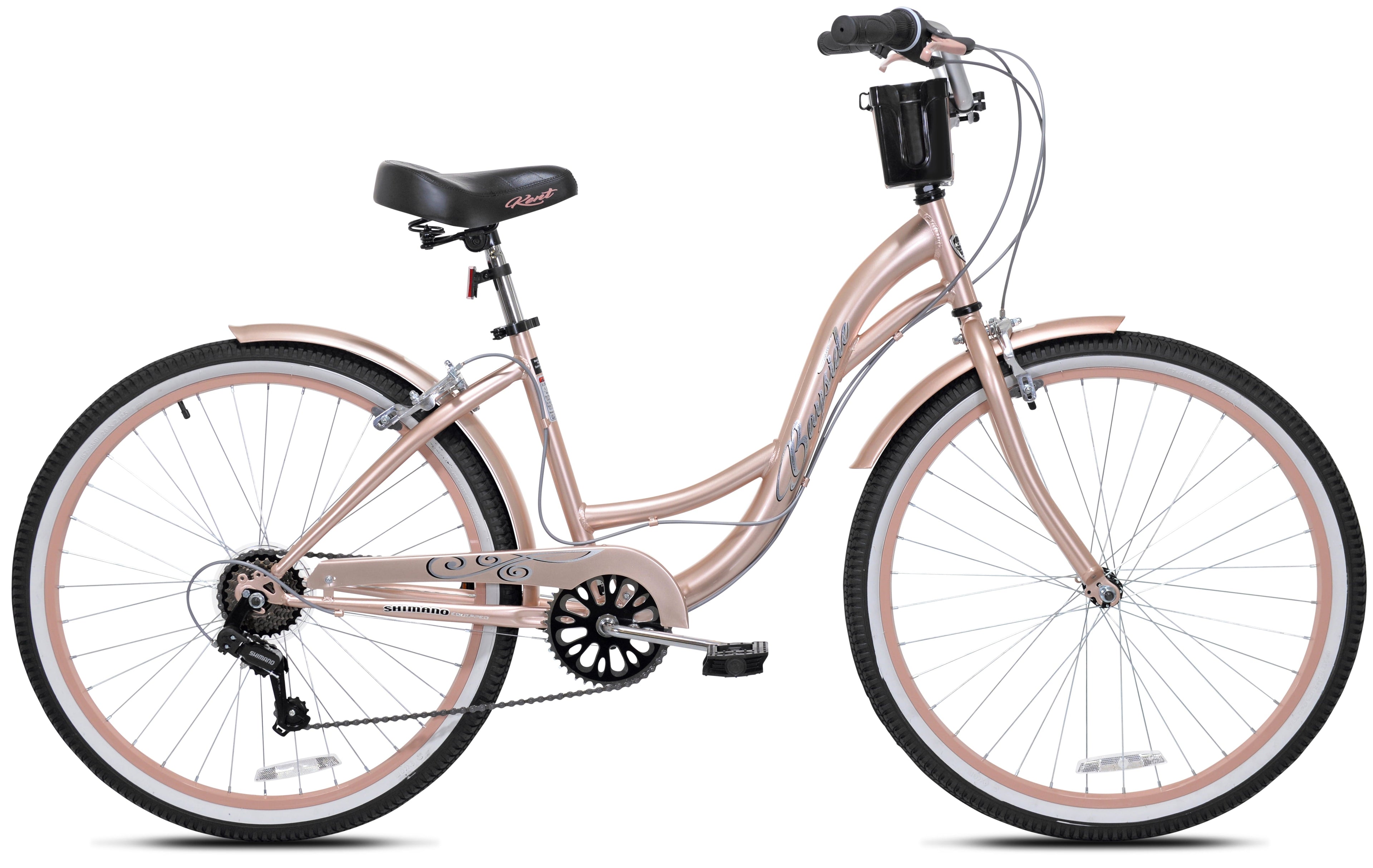 26 Kent Bayside Cruiser Bicycle, Fits Rider: 5'2-5'10, Rose Gold, Adult, Unisex