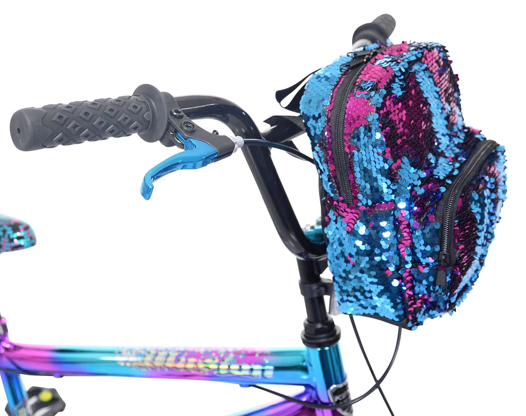 20 Kent Illusion BMX Bicycle, Fits Riders 4'2-5', Blue/Purple, Child, Unisex