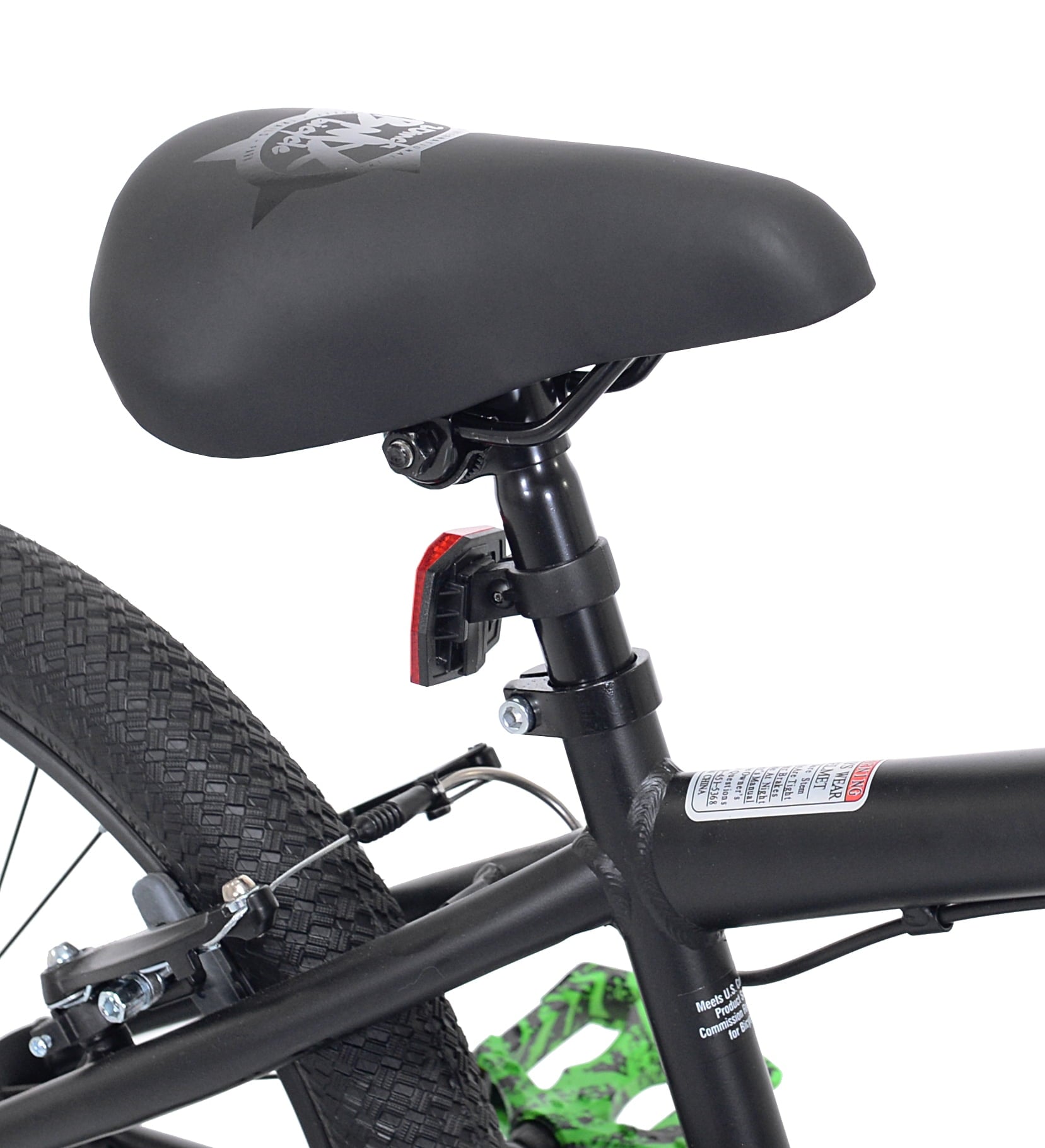 20 Kent Chaos BMX Bicycle, Fits Rider 4'2 - 5', 0, Hydro Dip Matte Black, Child, Unisex