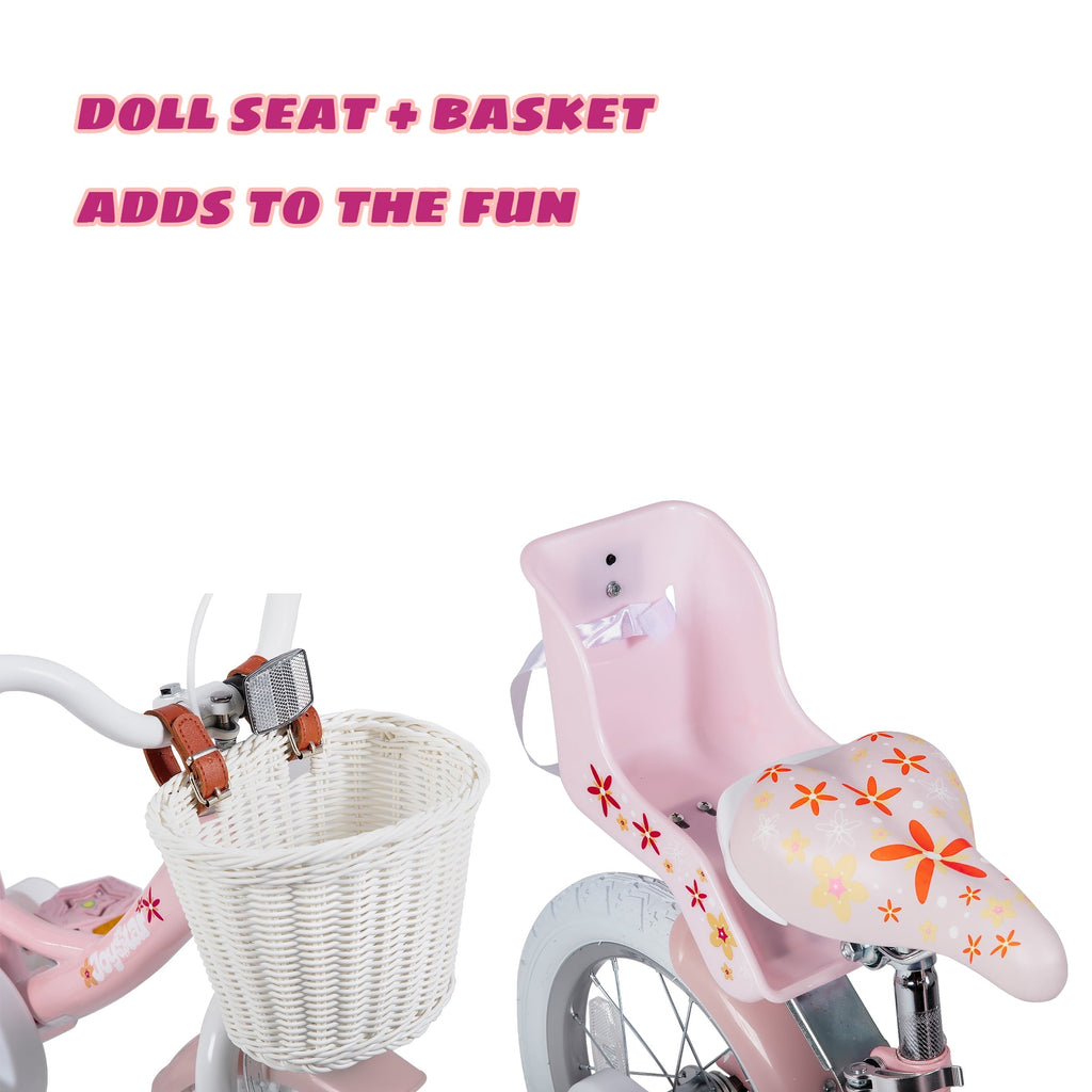 Joystar Unicorn 12inch Girls' Bike, Purple