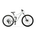 Ozark Trail 29 FS.2 Slalom Full Suspension Mountain Bike, 29 Wheels, Medium Frame, Fits Riders 5'6 - 5'9, Off-White, Adult