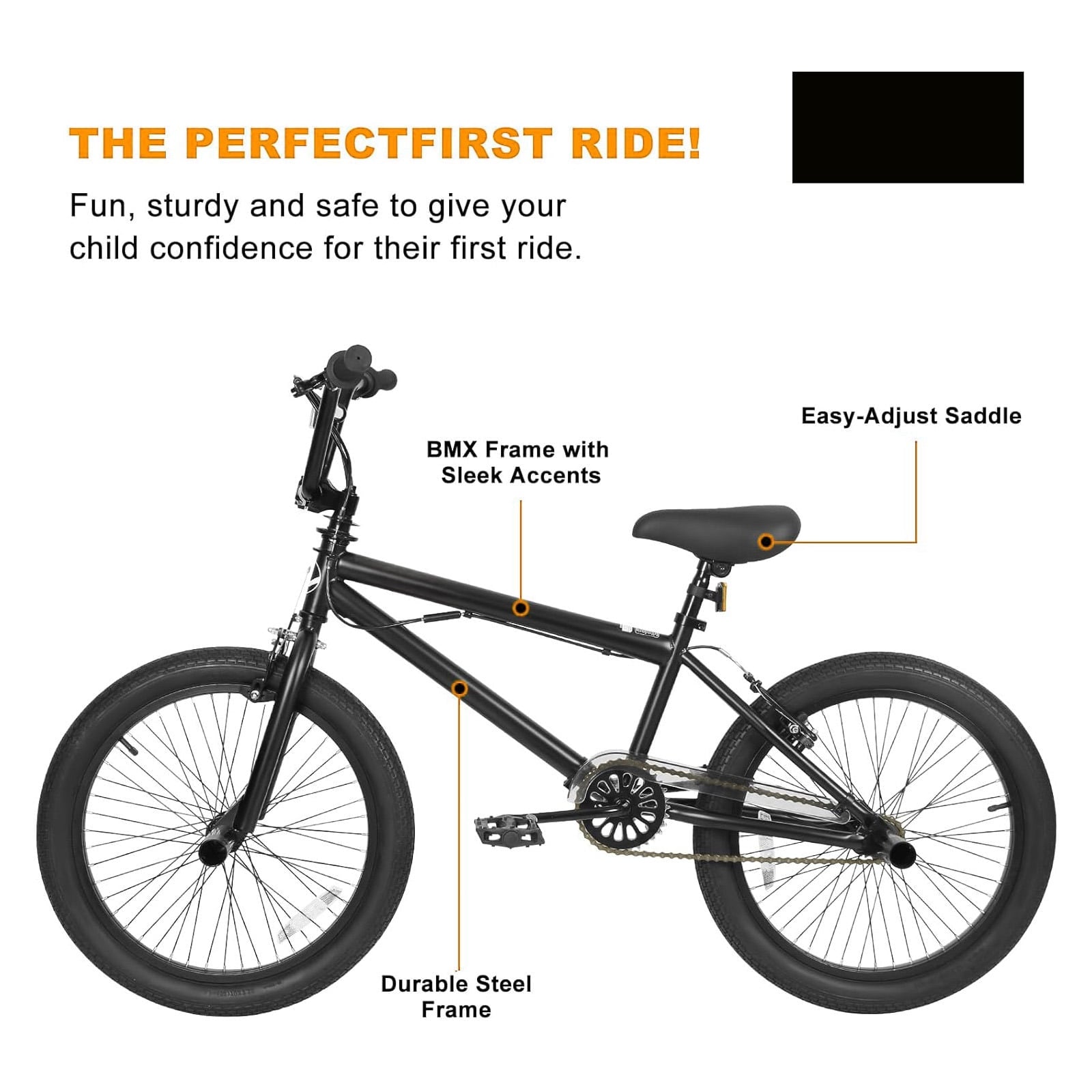 Hykolity 20 inch BMX Bike Freestyle Cycling Trick Bicycle with 4 Pegs for Teenage Adults Men Women Beginners Street Stunt Bike V-Brake Silver