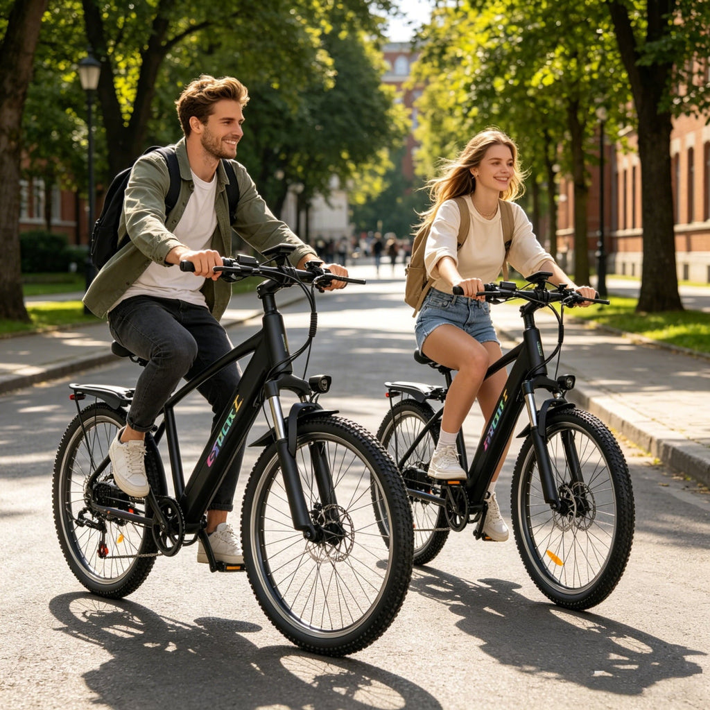 F28-1500W Peak 26 Electric Mountain Bike for Adults,48V 10.5A Off-Road E-Dirt Bike (Removable Battery）55 Mile Range,LCD Display,365 lbs Capacity,Pneumatic Tires-UL2849 Certified (Camp,Trail Rid)