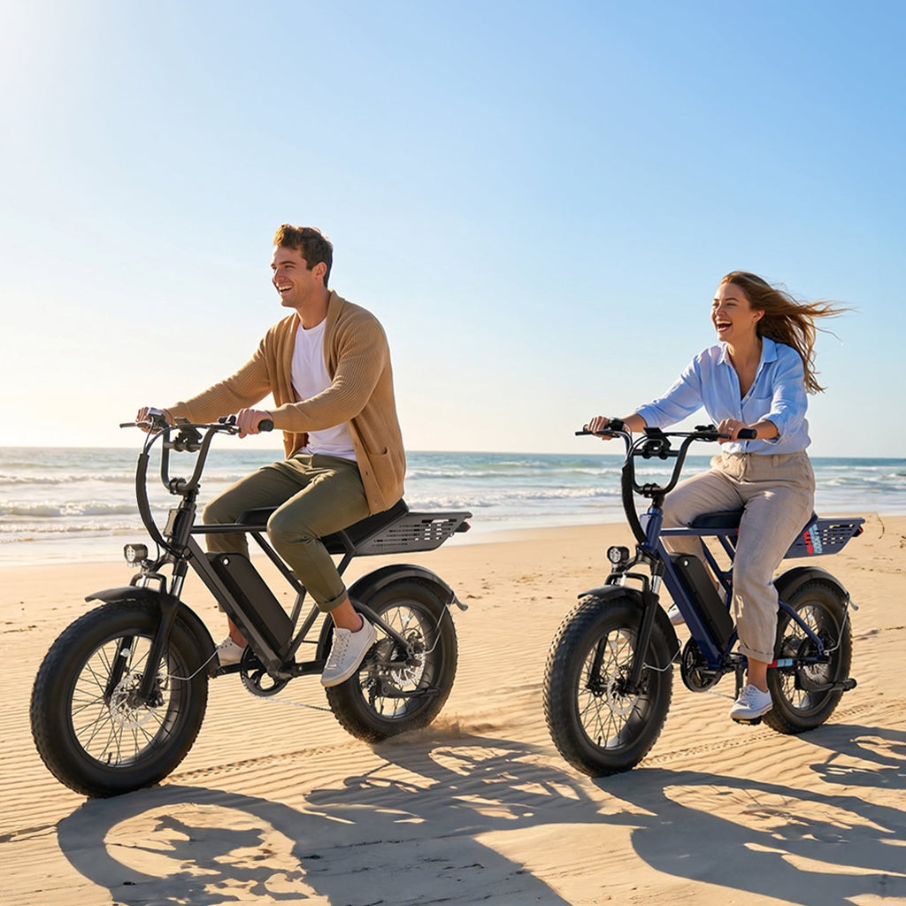 YareYi Electric Bike for Adults, 2000W Peak E-Mountain Bicycle, 20x4 Fat Tire 30mph Ebike, 48V 624Wh Removable Battery 70Miles Range, 7 Speed and Full Suspension UL2849