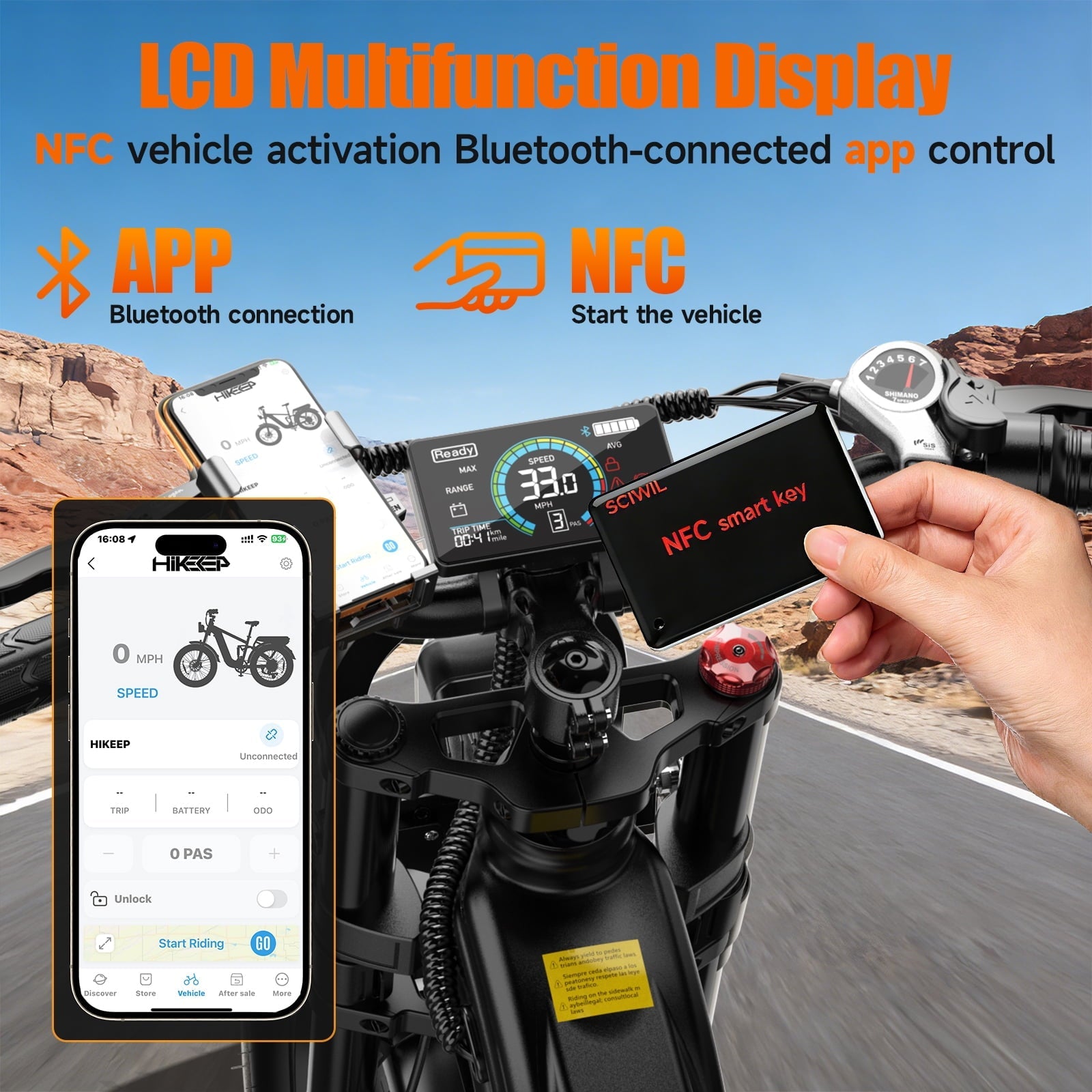 Helokeep 26 Green Fat Tire High Performance Cargo Electric Bike for Men, 4000W Peak 2000W, 40MPH, 48V 25Ah UL2849 Off-Road Ebike