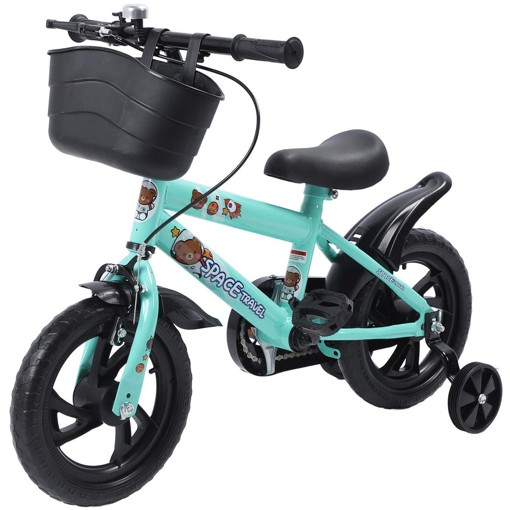 12 inch Kids Bike with Training Wheels, Children Bike with Adjustable Handlebar, Kids Bicycle for Boys Girls Toddlers Age 3-5, 2-in-1 Red Toddler Bike