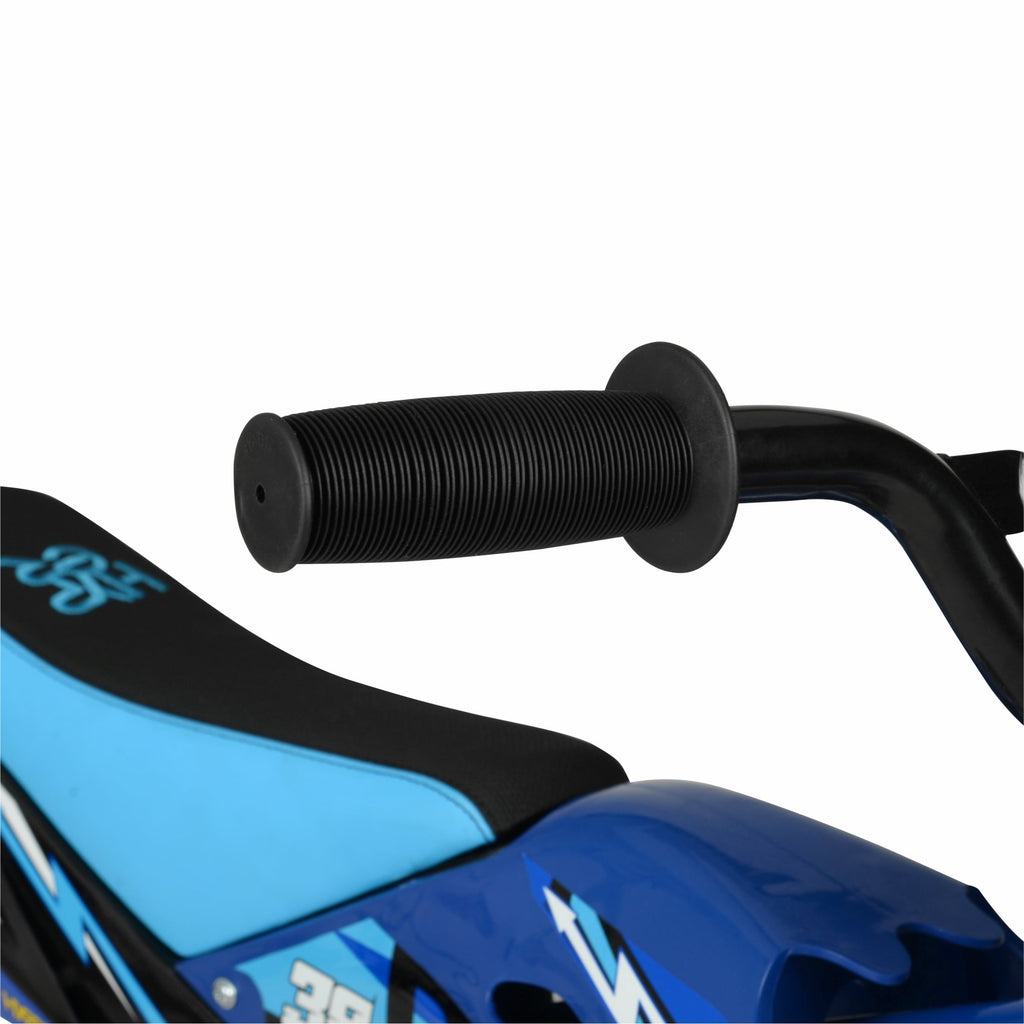 Hyper Bicycles 16 'Danger Boy' Deegan Moto Bike, Children Ages 5-7, Blue