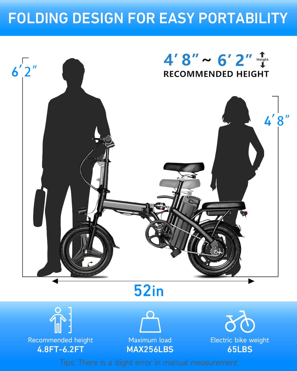 XKJ Electric Bike for Adults,500W Brushless Motor Ebike with 576Wh Removable Battery,Multi-Shock Absorption,Commuter Electric Bicycle, UL2849