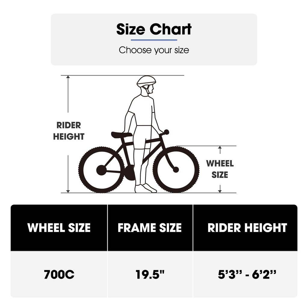 Hiland 350W Electric Bike for Men Women, 700C Step-Through Commuter Ebike, 36V Removable Battery UL2849, 7-Speed Electric Bicycle, 20mph, Khaki