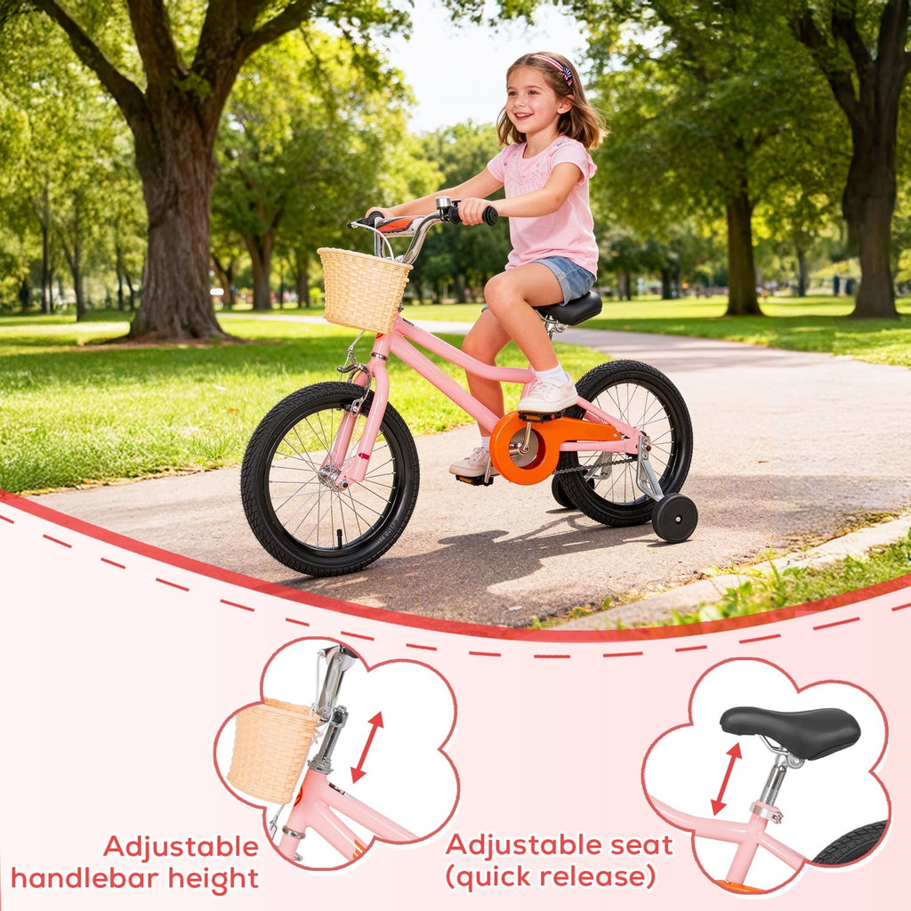 Hykolity 20 Kids Bike Age 6-12 Boy Girl Bicycle Coaster Brake Children Bike For Tween Height 48-62 Teen Sport Outdoor Riding Navy Blue