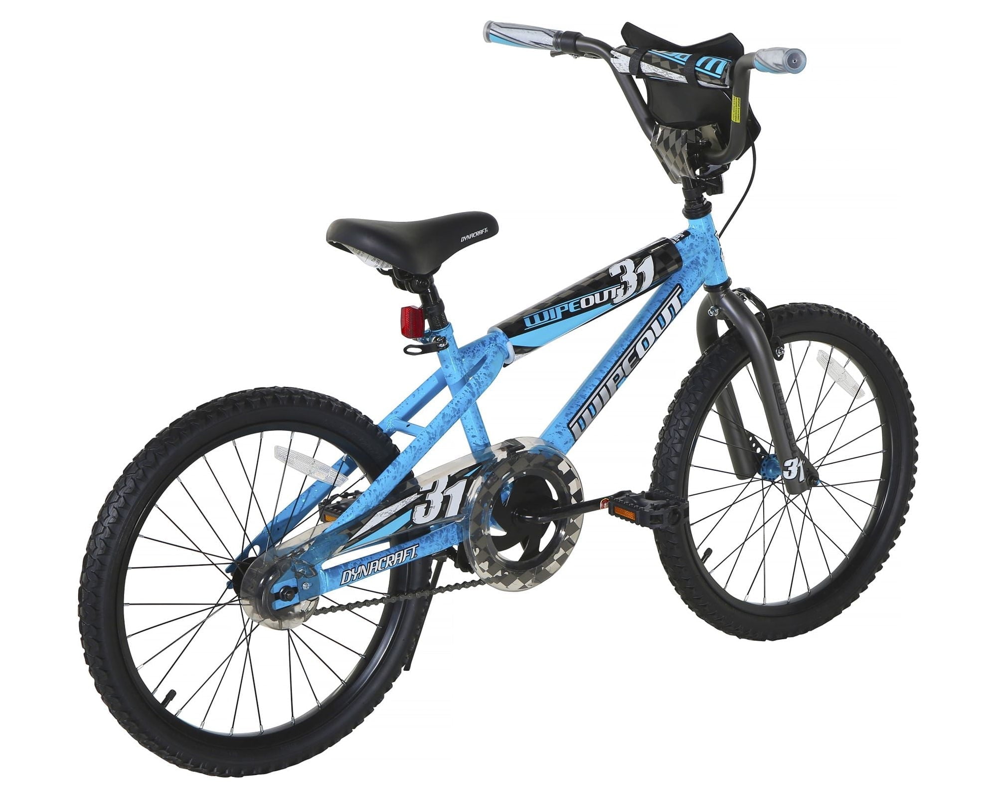 Dynacraft Wipeout Boys 20 BMX Bike, Red, For Kids Age 7-14 Years