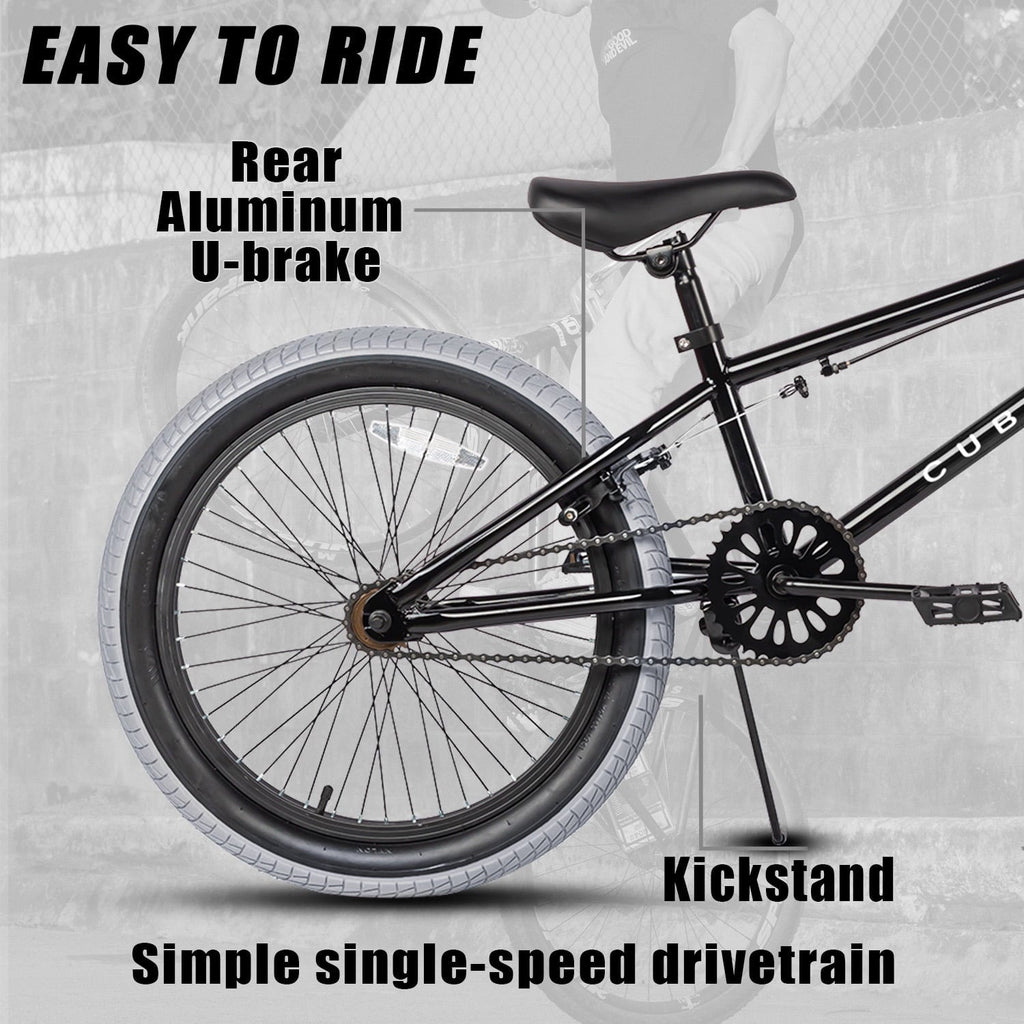 cubsala 18 in Freestyle BMX Kids Bike for Age 5-8 Years Old Boys Girls,Blue