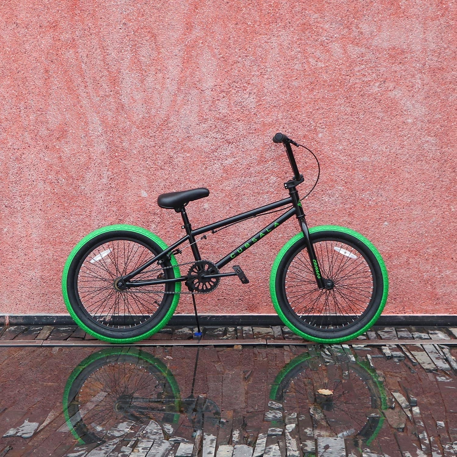 cubsala 18 in Freestyle BMX Kids Bike for Age 5-8 Years Old Boys Girls,Blue