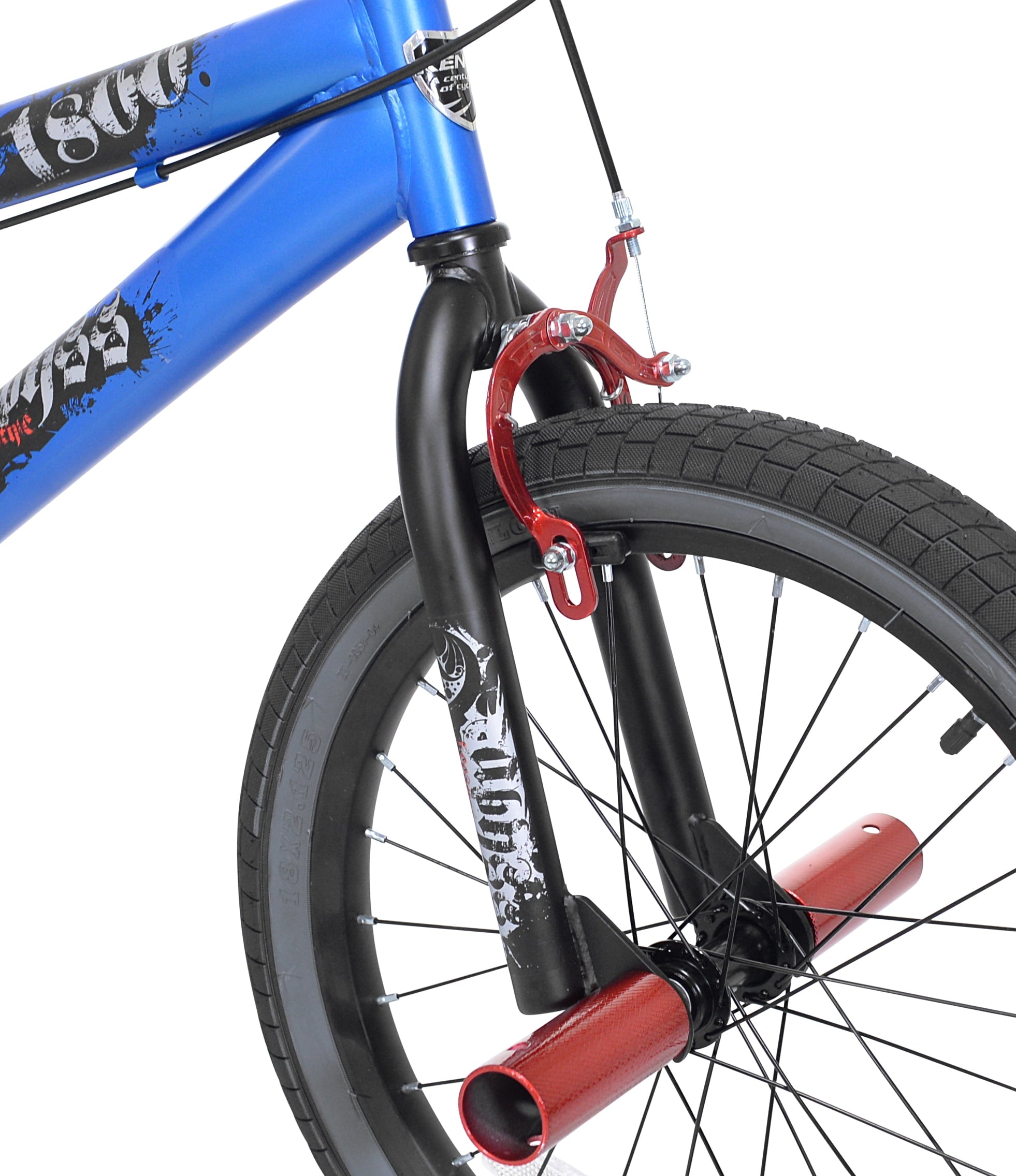 18 Kent Bicycle Abyss Boy's Freestyle BMX Child Bicycle, Blue