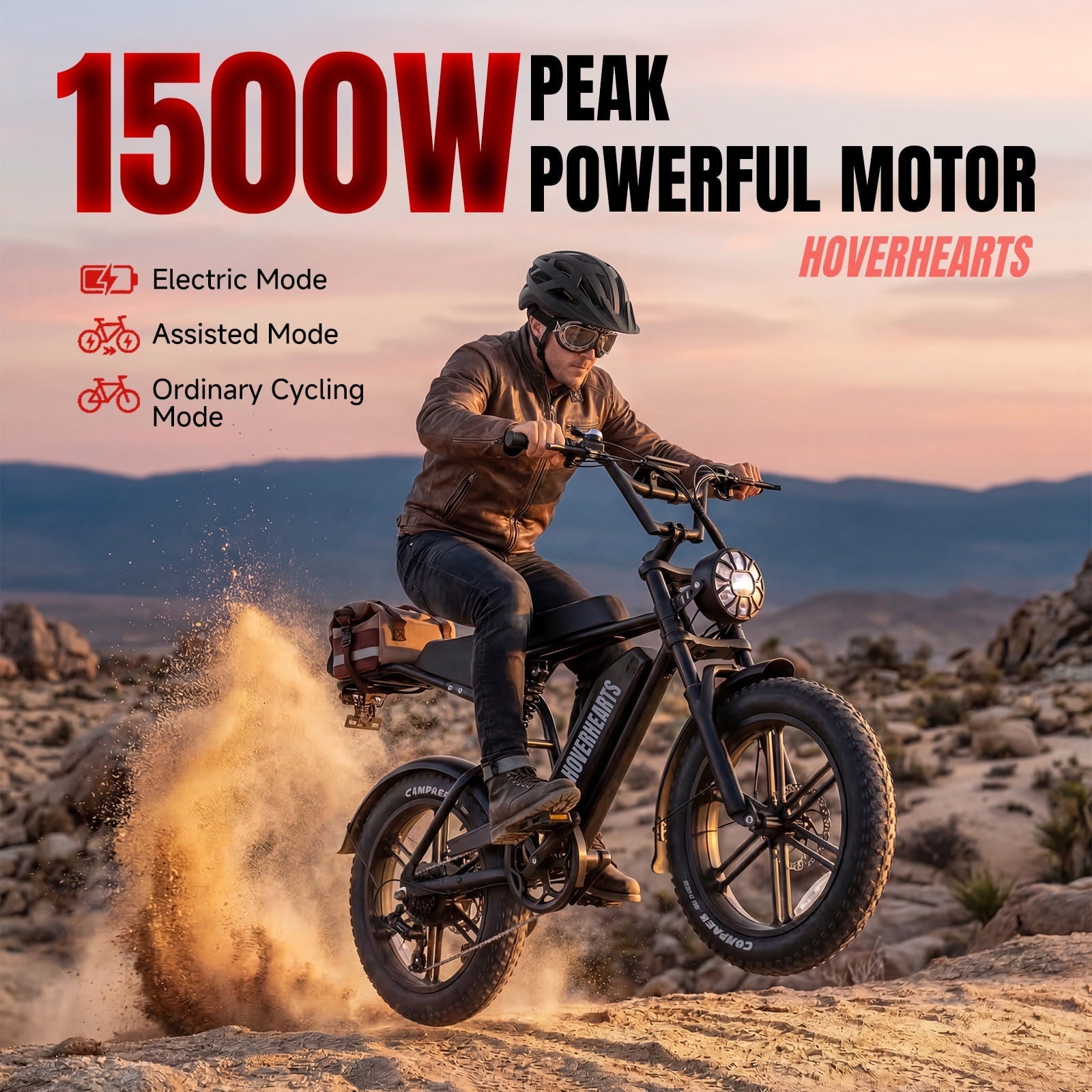 QEASET 20 Electric Bike for Adults 500W 48V 15Ah Commuter E-Bike 28mph Hydraulic Disc Brakes 7-Speed Fat Tire Electric Bicycle with Rear Rack