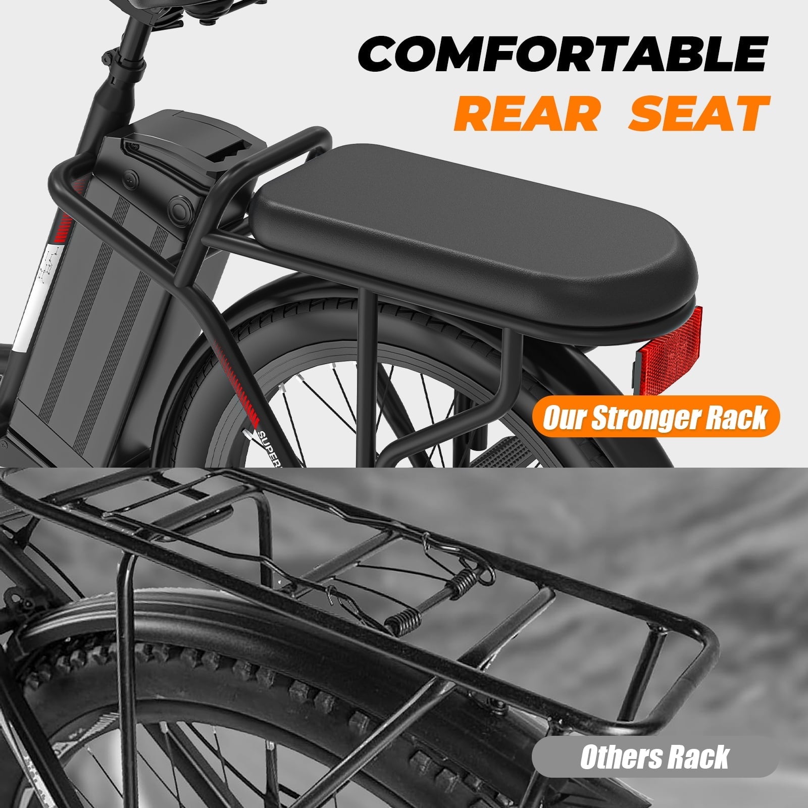 SANOPY 500W Electric Bike for Adults,48V Removable Battery,20 Mile Range&20MPH Max Speed,Electric Scooter with Seat,Commuter E-scooter for Adults and Teens,Gray,UL2272