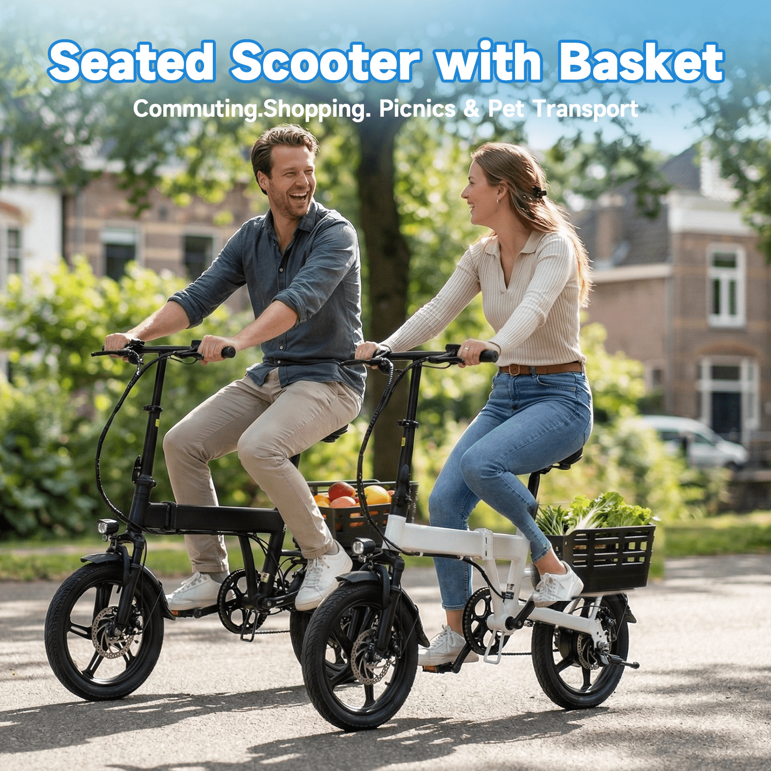 500W Motor 14IN Portable Folding Ebike  20mph  High Energy Storage Removable Battery,up to 30 mile Electric bicycle for Adults ,UL 2849