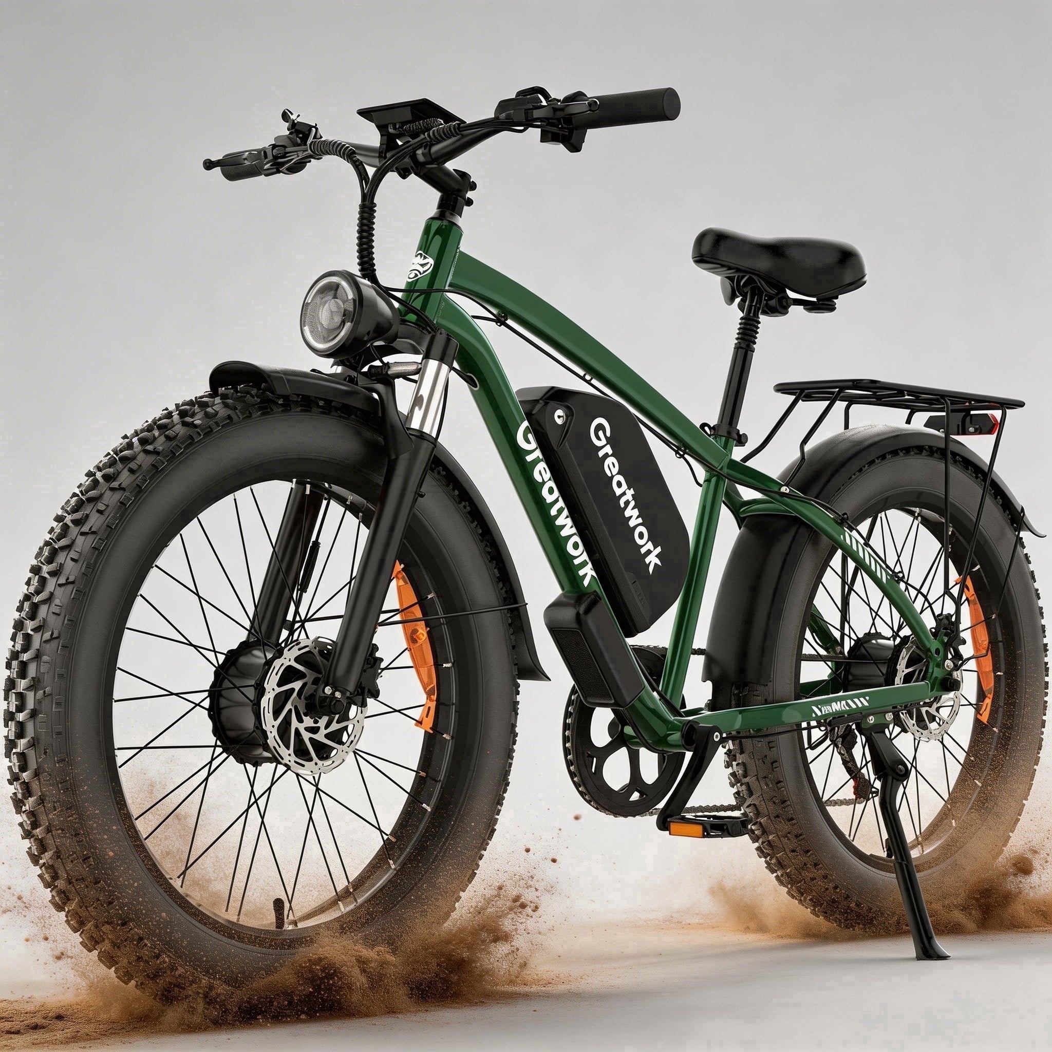 26 Electric Bike for Adult,5000w Dual Motors,up 100 Miles 52V 25Ah Ebike,26 x 4.0 Fat Tire Adult Bicycles for All Terrain,Mountain Commuter UL2849