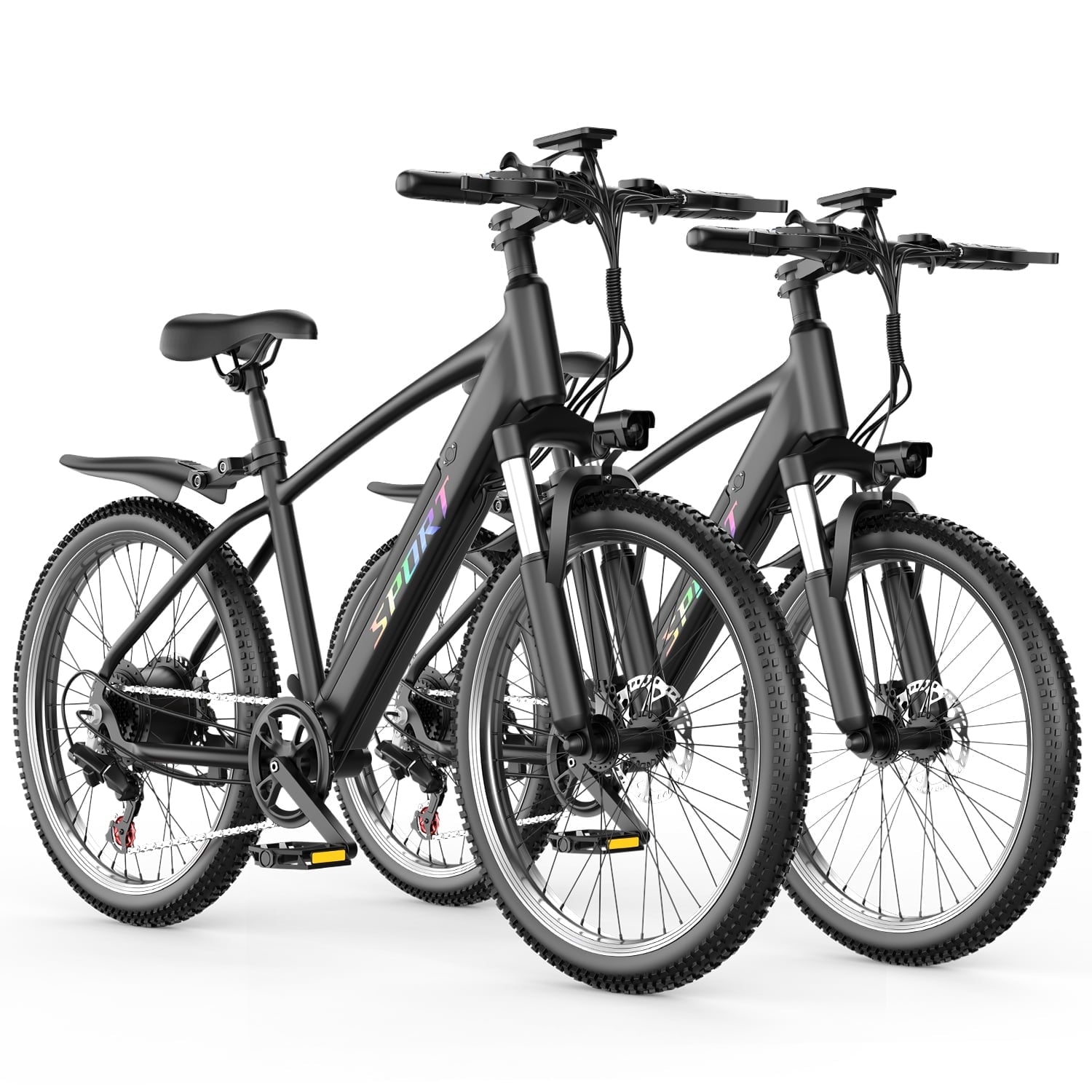 F28-1500W Peak 26 Electric Mountain Bike for Adults,48V 10.5A Off-Road E-Dirt Bike (Removable Battery）55 Mile Range,LCD Display,365 lbs Capacity,Pneumatic Tires-UL2849 Certified (Camp,Trail Rid)